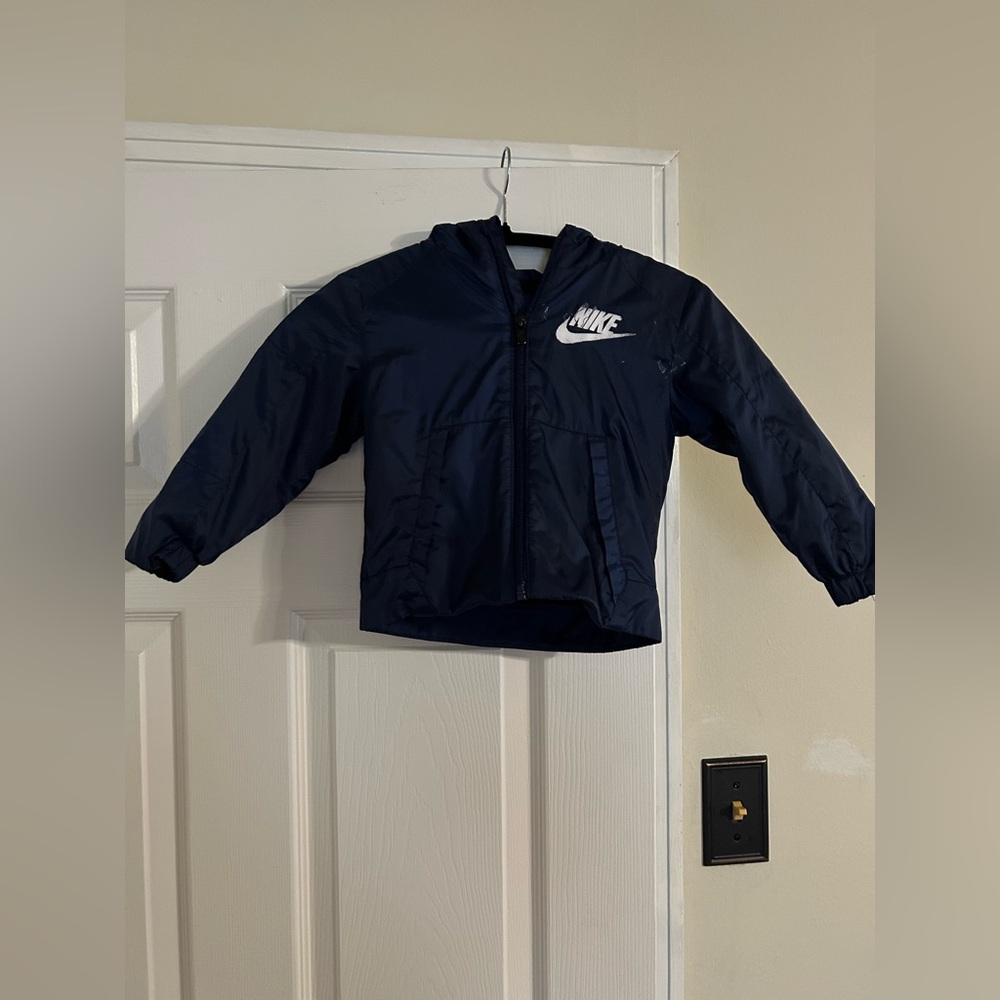 Nike Kids Dark Blue Puffer Jacket